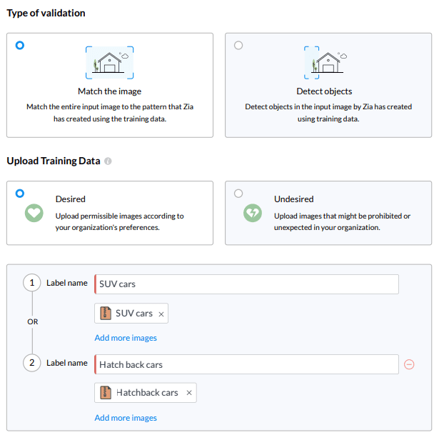 Image validation in Zoho CRM