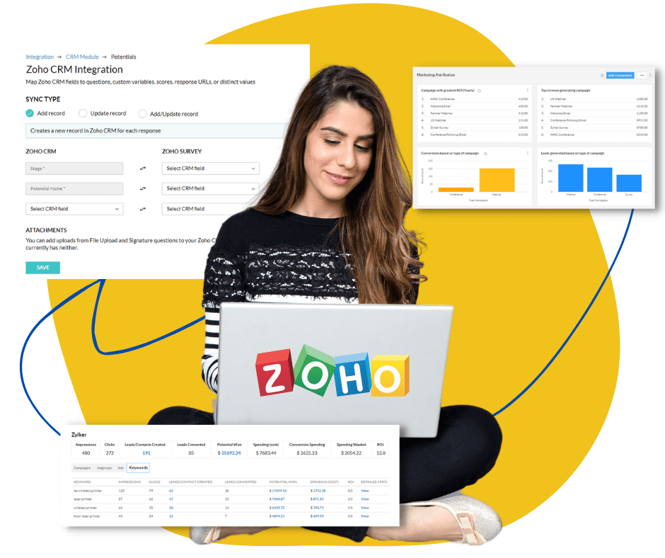 Zoho CRM marketing automation