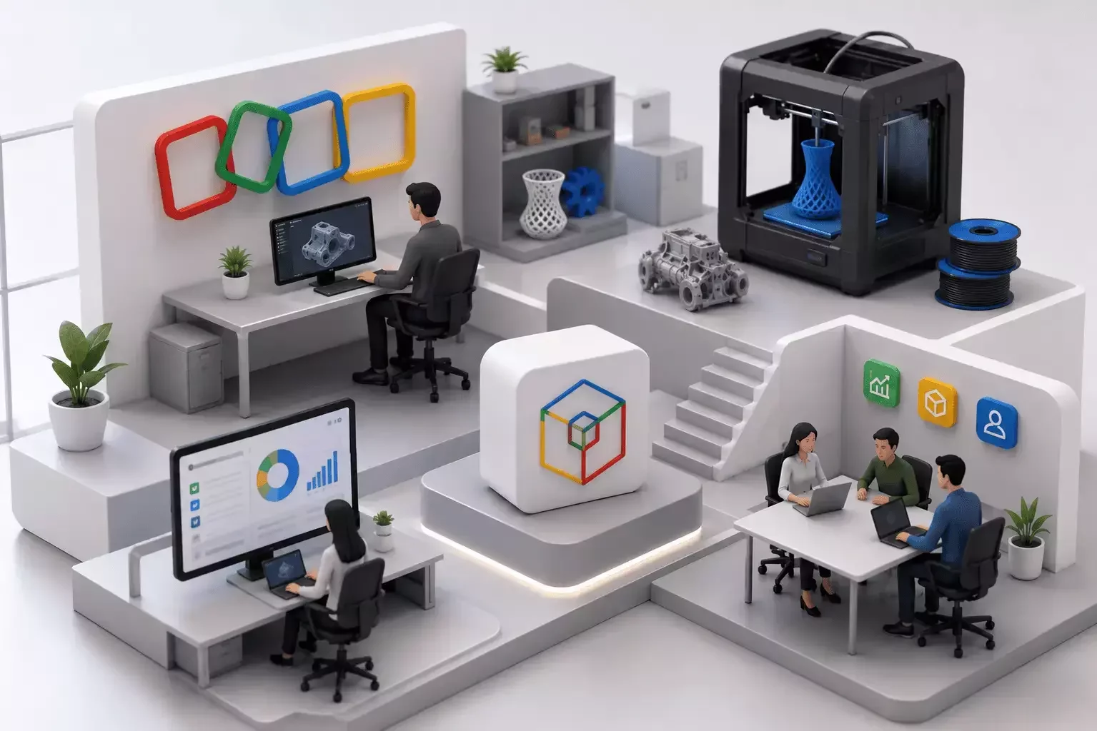 Zoho one for a 3d company