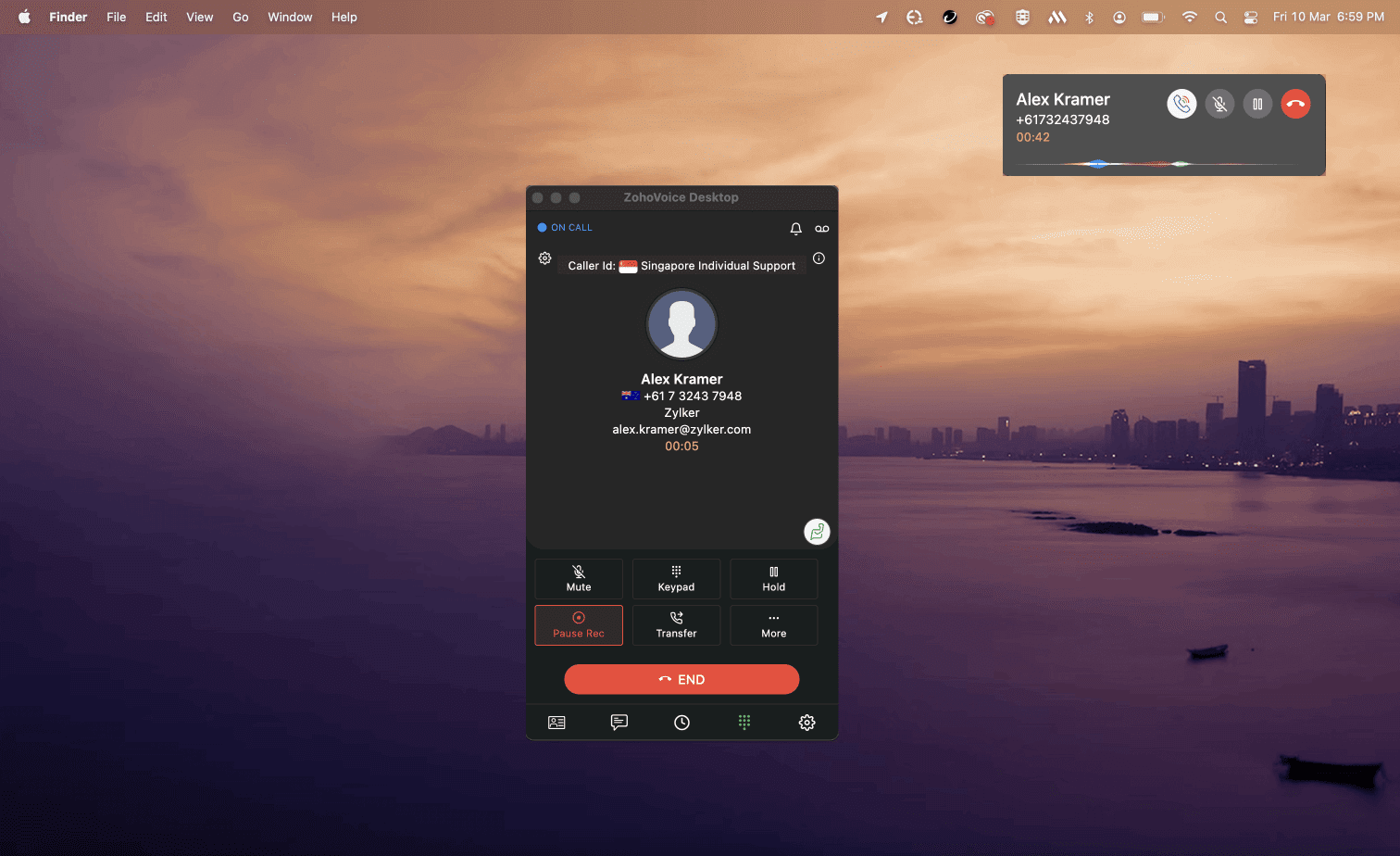 Download Zoho Voice desktop app