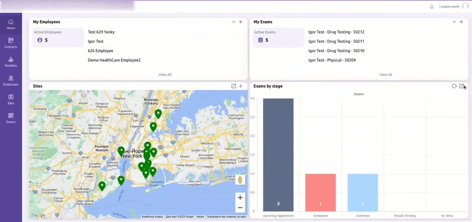 Data management for healtcare businesses